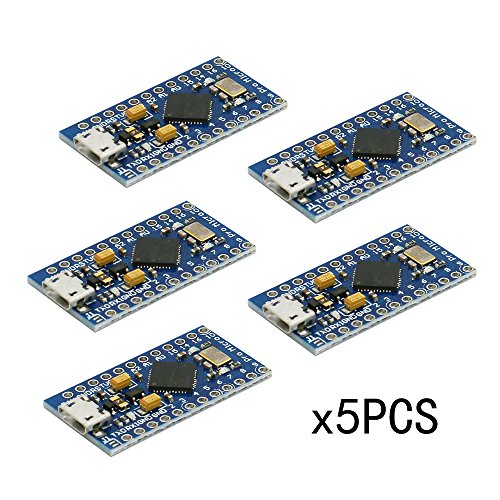 Ardest Pro Micro For Arduino Leonardo Chromebook Deployments Atmega32U4 5V/16Mhz Module Board With 2 Row Pin Header Replace Atmega328 Arduino Pro Mini(Pack Of 5) #TOP15