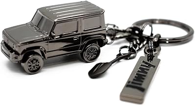 CAMSHOP Suzuki JIMNY 3D Key Ring Key Holder, Black Edition, Limited Edition 3000 Pieces, Serial Number Stamped