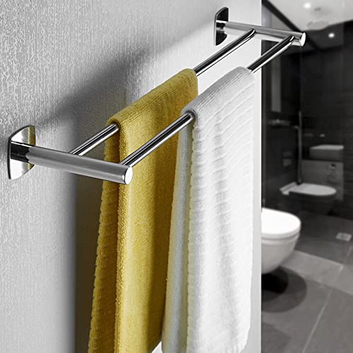 Porte-serviettes mural compact pour optimiser l'espace des petites toilettes