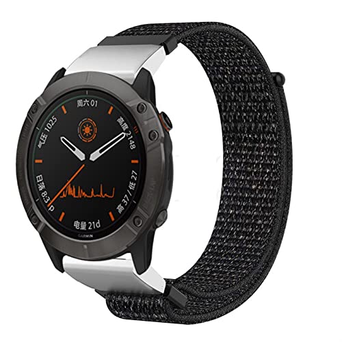 Bracelet montre nylon 26mm libération rapide compatible Garmin Fenix 5X - 3