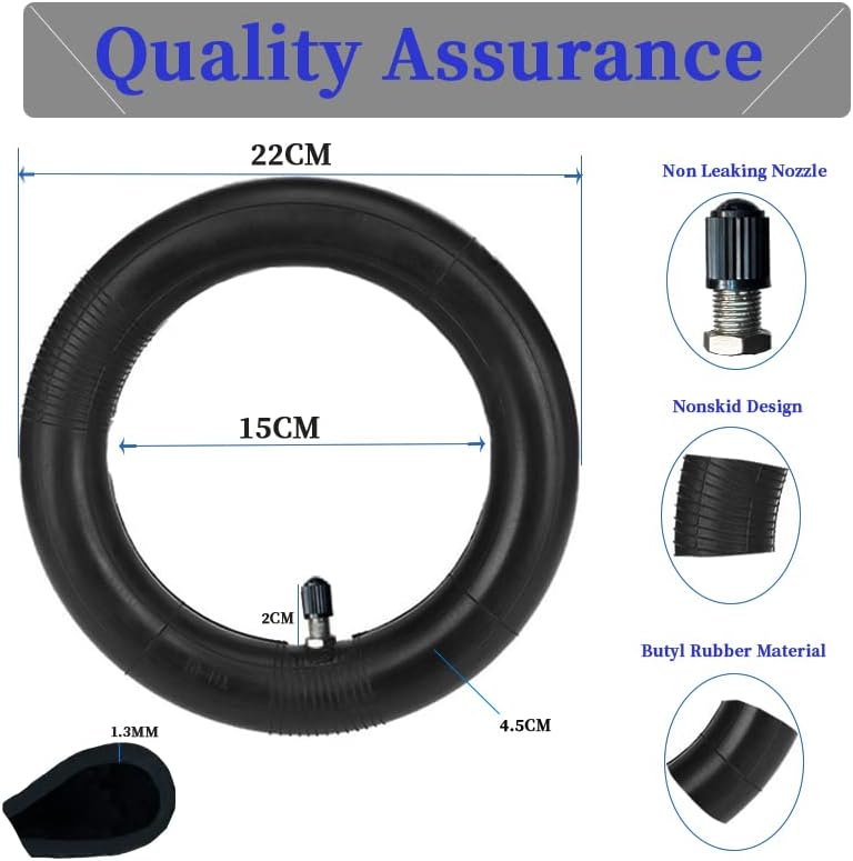 Miniatura 5 de Neumático y tubo de 8.5 pulgadas, 8 12 × 2 ruedas de repuesto para neumáticos de repuesto Gotrax Gxl V2Xiaomi M365, 8.5x2 para neumáticos de