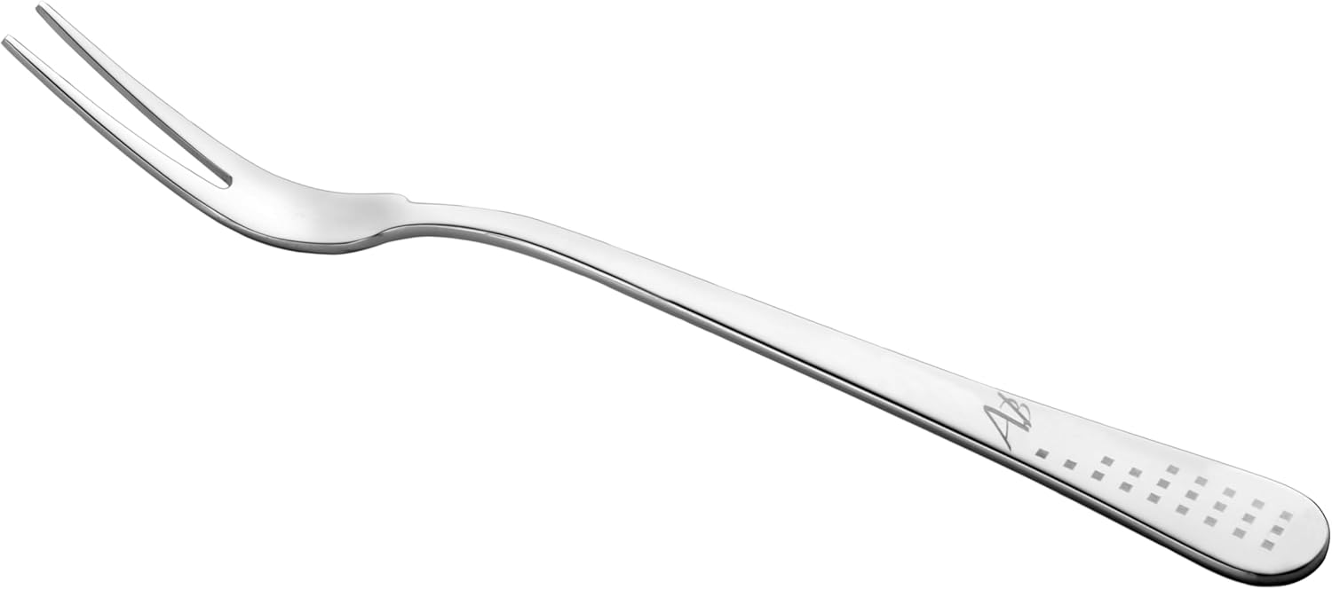PIAZZA - 6 Stainless Steel Forks for Formal and Informal Use, Stainless Steel Cutlery Set for 6 People Dishwasher Safe Kitchen Accessories Strong and Durable