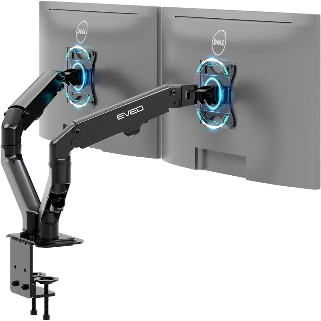 Dual Monitor Stand- Ergonomic Monitor Stands for 2 Monitors, Dual Monitor Mount Desk for 17-27",15.4 lbs/arm, Swivel VESA Mount 75x75mm/100x100mm, Computer Monitor Stand,Dual Monitor Arm Easy to Setup : Electronics