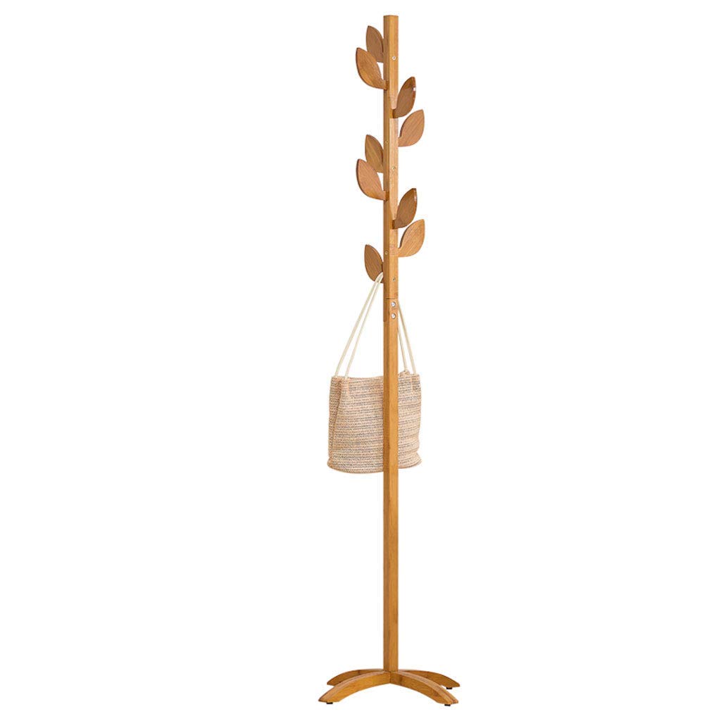 Porte-manteau mural cintre rideau en bambou chambre à coucher crochet salle de bain 111cm