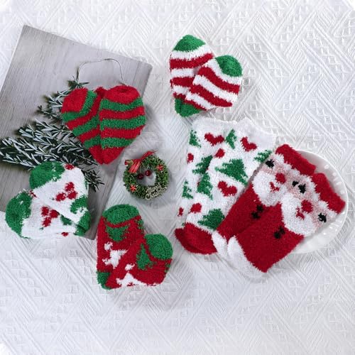 Zando Kids Fuzzy Slipper Socks for Girls4