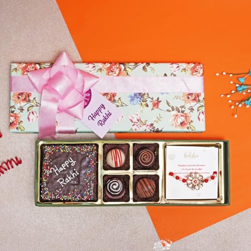Image of Velvet Fine Chocolates Joyous Rakhi Box