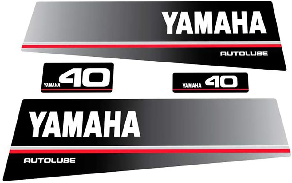 Yamaha 40 - 1991 AUTOLUBE Decal (Sticker) Set