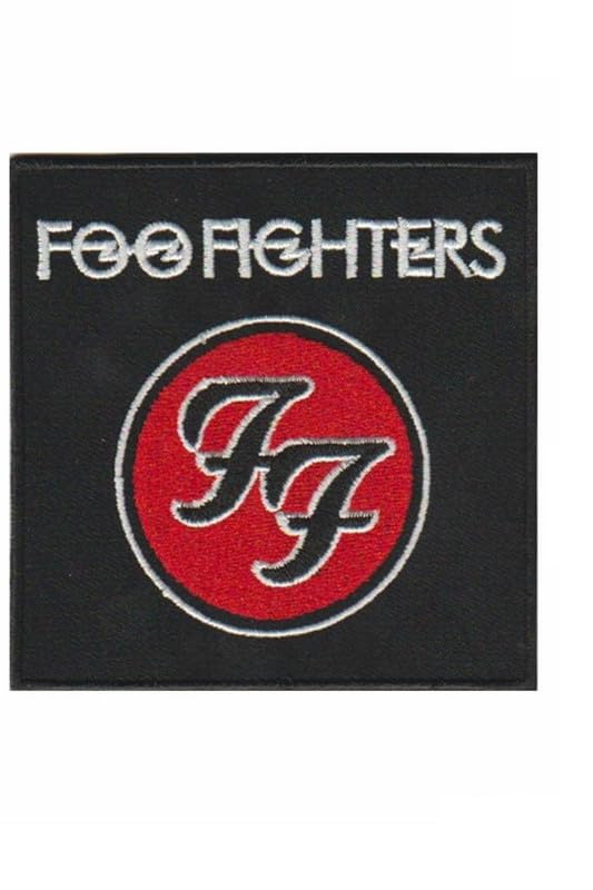 Foo Fighters Us Rockband Patch Badge Embroidered Iron on Applique Patch Accessory