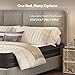 FLEXISPOT All-in-One Adjustable Bed, Queen–Modern Minimalist Design–Synchronized Head & Foot Lift for Reading, TV & Relaxation–Square Tufted Headboard–600 lbs–5Y Motor & 10Y Frame Warranty.