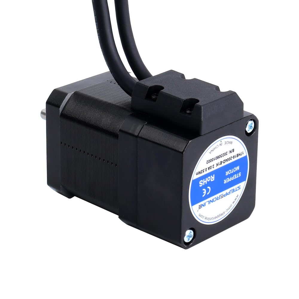 STEPPERONLINE Nema 17 Closed Loop Schrittmotor 52Ncm(73.64oz.in) mit Encoder 1000PPR(4000CPR)