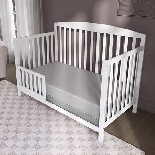 Image of Dream On Me Superior Slumber Mattress, Fits Standard Full-Size Cribs & Toddler Beds, Reversible Design, 52 inch x 28 inch x 6 inch, Waterproof Vinyl Cover, GREENGUARD Gold & BSA Certified