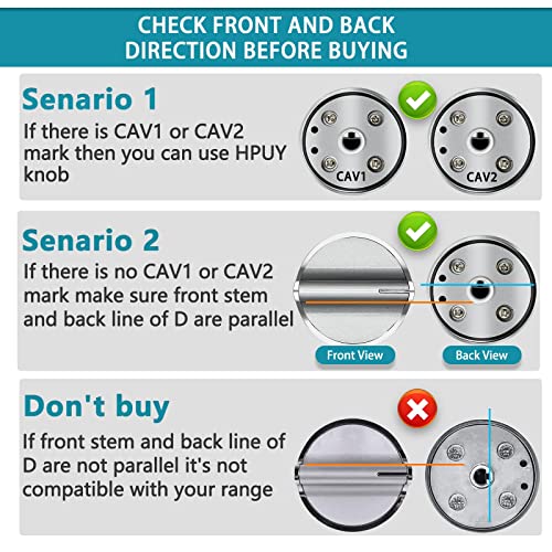 Hpuy Update W10594481 Control Knobs Replacements Compatible For Whirlpool Stove Knobs Replace Wpw10646805 W10698166 Wpw10594481 Cooktop Knobs 5 Pack #TOP1
