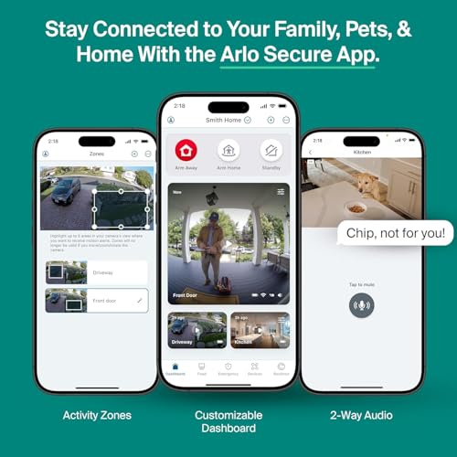 Security Cameras Wireless Outdoor - Arlo Essential Battery 2K (3rd Gen, Latest Version), Color Night Vision, Two-Way Audio, Home Security, Person/Package/Vehicle/Animal Detection, White - 2-Pack - image 6