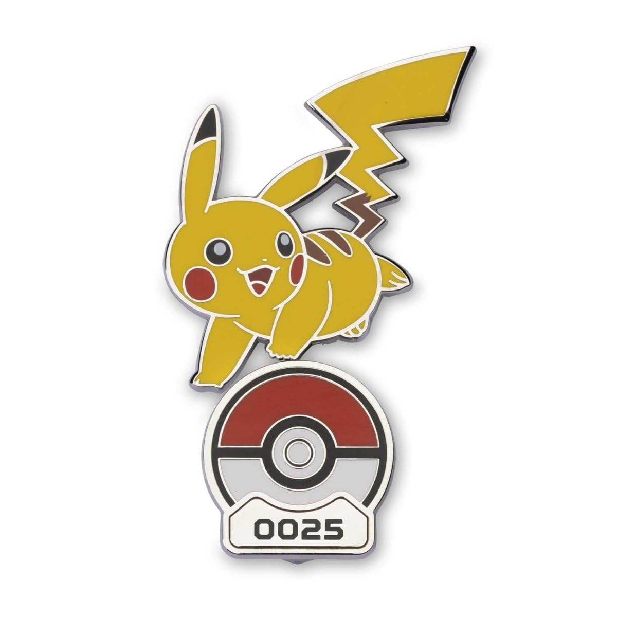 PokémonPokemon Pokémon Center: Pokémon Gallery Pins: Pikachu Standing Pin, Metal