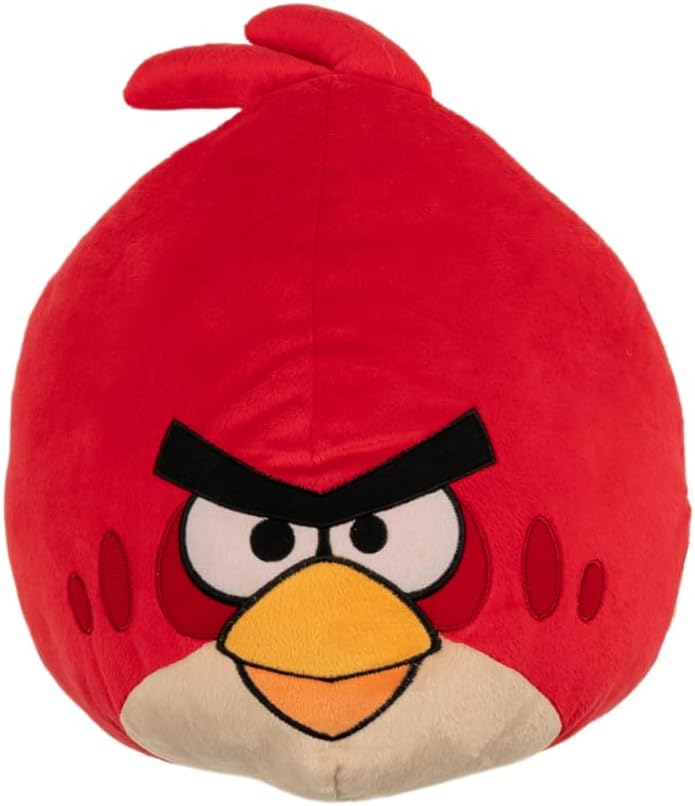 Angry Birds Gaming Bedding Super Soft Plush Decorative Pillow, One Size, (Officially Licensed Product) by Franco