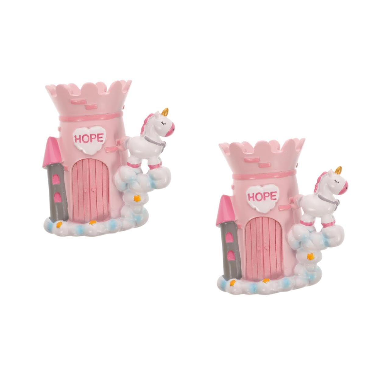 jojofuny 2 Pezzi Porta Penna Astuccio Portapenne Decorativo Organizzatore Di Penna Custodia Portapenne Da Ragazza Ornamento Da Tavola Resina Rosa