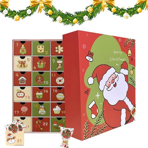 Boîte de l'Avent à remplir pour créer une décoration de Noël magique sur le rebord de fenêtre
