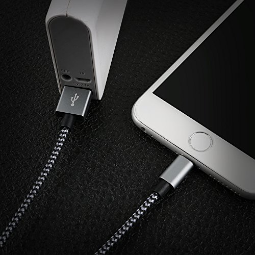 Image of iPhone Charger 4Pack(3ft 6ft 6ft 10ft) MFi Certified Lightning Cable Nylon Braided Fast Charging iPhone Charger Cord Compatible iPhone 14 13 12 11 Pro Max XR XS X 8 7 6 Plus SE and More