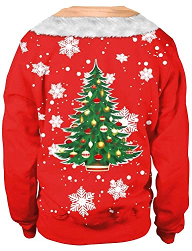 Sleity Women Christmas Ugly Funny 3D Print Sweatshirt Crew Neck Pullover | 3D Digital Printed, Sweater Shirt 2 Sleity Women Christmas Ugly Funny 3D Print Sweatshirt Crew Neck Pullover | 3D Digital Printed, Sweater Shirt - Image 3