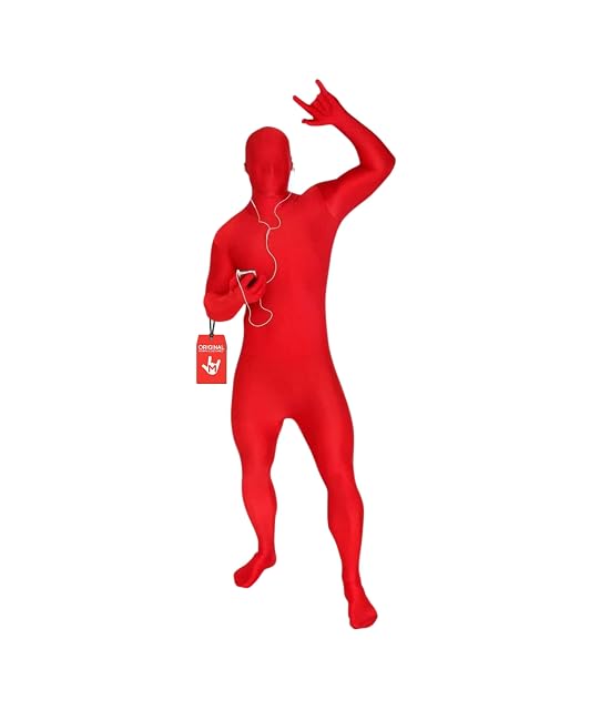 Morphsuits - Disfraz de segunda piel (pegado al cuerpo), Rojo, talla L (MSREL)