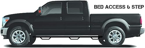 Miniatura 2 de N-Fab Nerf - Escalones para SilveradoSierra  Longitud de la cabina, acero resistente, parte trasera brillante, C9973QC  Compatible con Chevrolet