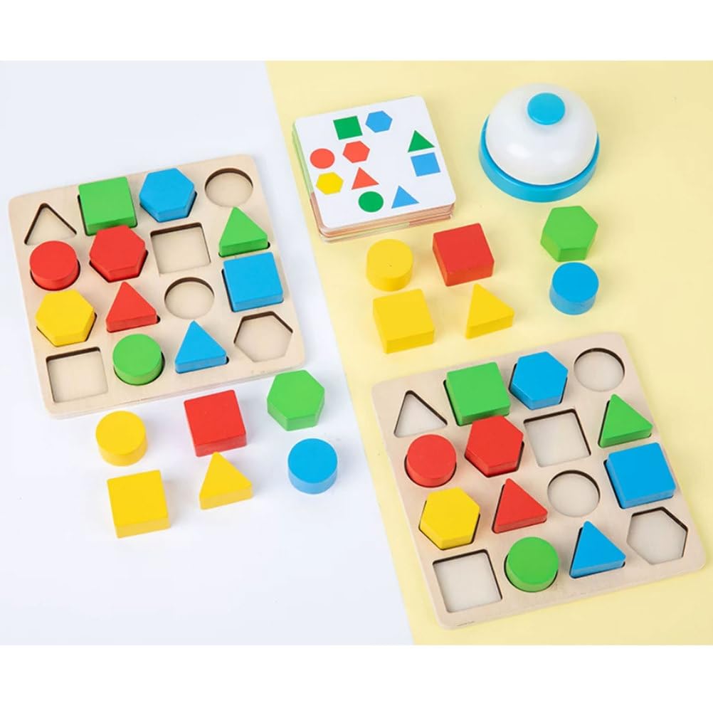 Jeu Correspondance Formes géométriques Bois Montessori