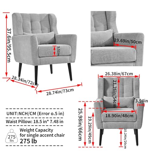Sillón Chenille Plegable Verde Oliva miniatura 2