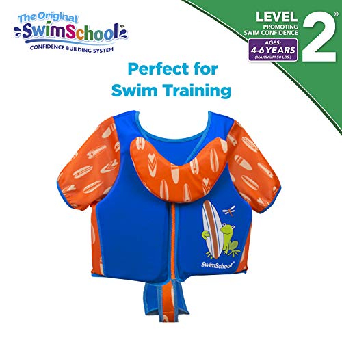 image for SwimSchool Swim Trainer - Medium/Large - Swim Vest with Shoulder Sleev