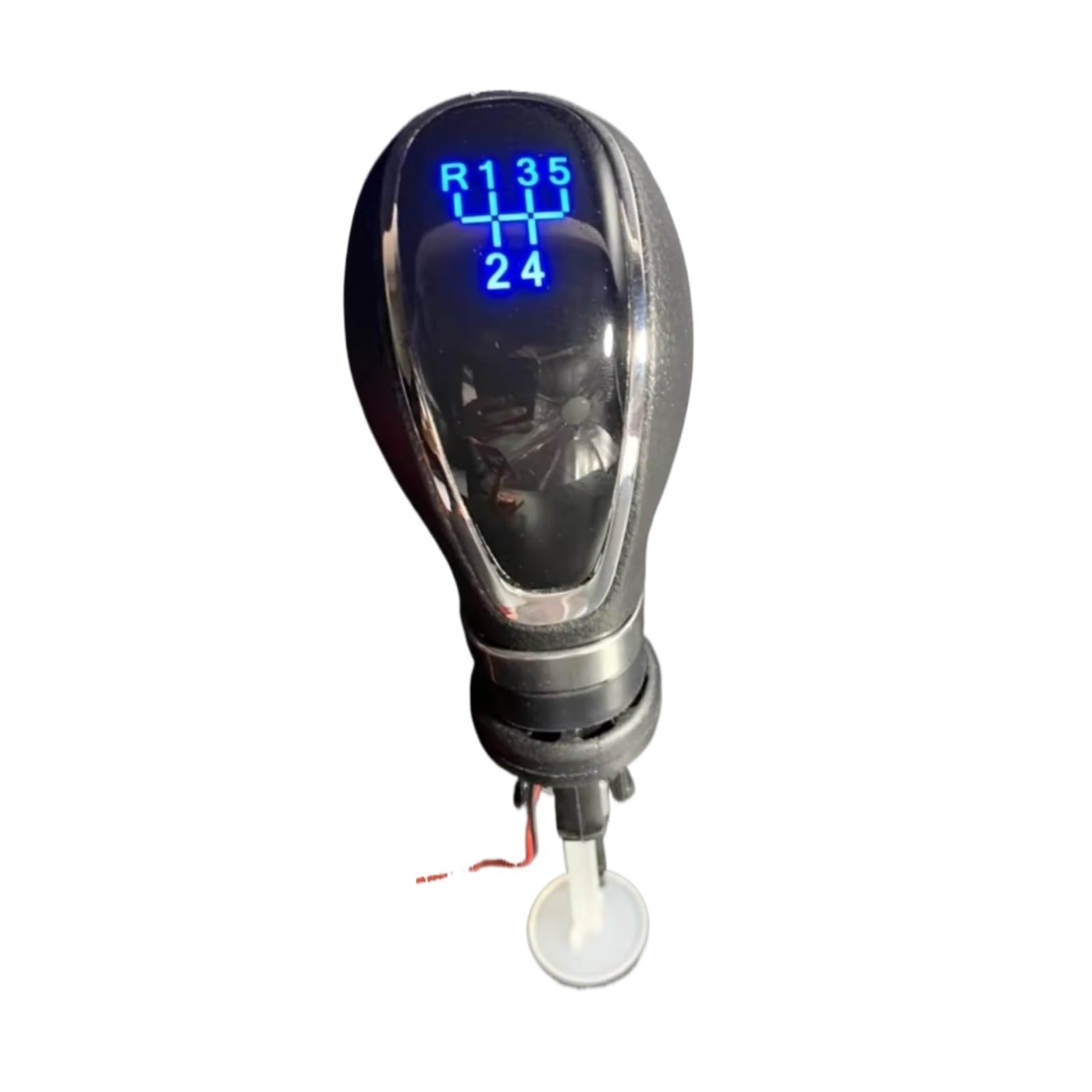 Rasfhyg Blue Gear Shift Knobs Compatible With Opel For Astar For Excelle Gt Xt 2009 2010 2011 2012 2013 2014 Car Gear Shift Knob Manual Shifter Lever Gear Knob Shifter Adapter(,5Speed)