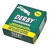 1000 'Derby Professional' Single Edge Razor Blades for straight razor