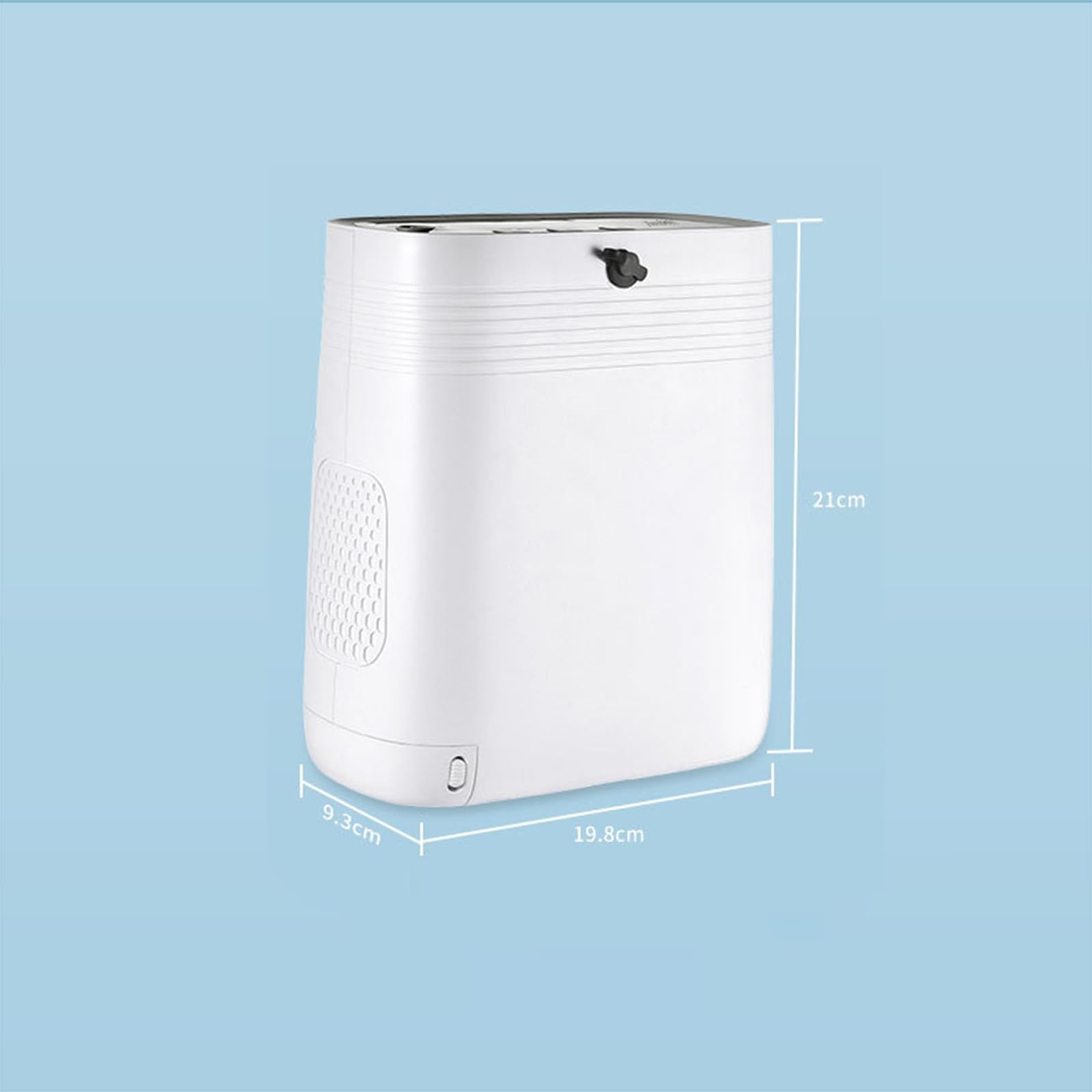 Concentratore di Ossigeno Portatile con Batteria Ricaricabile Rimovibile - Generatore di Ossigeno per Uso Domestico e di Viaggio, purificatore d'Aria dell'auto, Design Leggero e Compatto