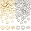 UNICRAFTALE 200pcs 18K Gold Plated Flower Bead Caps – 5.5mm Stainless Steel Spacers For Jewelry Making - View #6