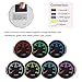 52mm Diesel Engine Tachometer REV Counter Hourmeter 52mm RPM Gauge with 7 Adjustable Backlights 12VDC 24V for Car Motorcycle Boat Yacht (Black&Silver, 0-3000RPM)