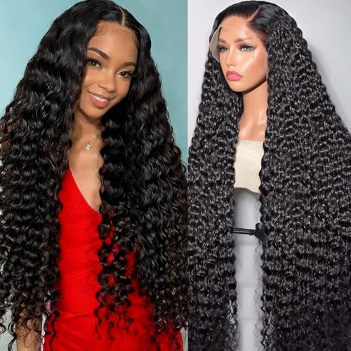 MISSJAY Deep Wave Lace Front Wig 36 Inch 13x6 Lace