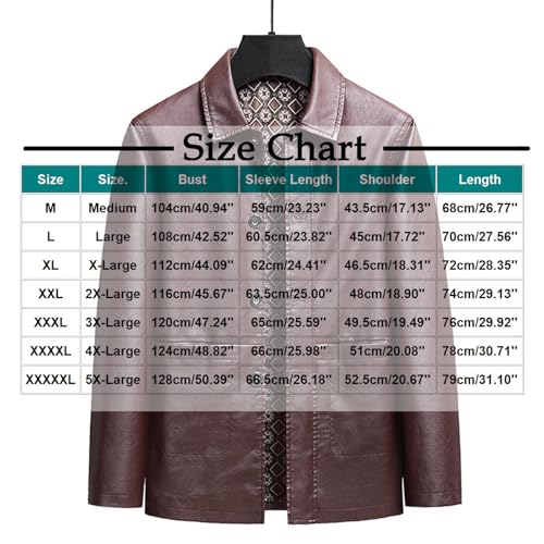 for Man Fall Winter Long Sleeve High Neck Faux Leather Work Modest Cardigan Jacket Outfits Mens 2025 Y2K3
