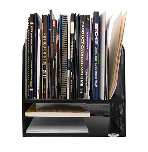 image for Adir Corp. AdirOffice Mesh Desk Organizer - Desktop Paper-File-Folder 