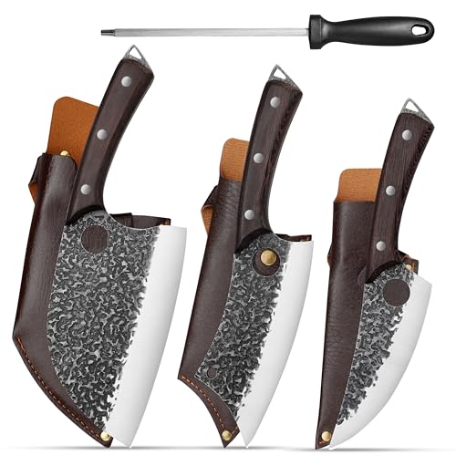 Plys Forged Butcher Knife Set: Comfortab…