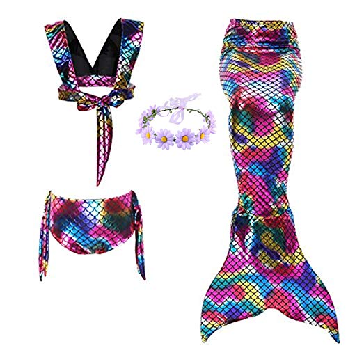  DAXIANG 4 Pièces Petite Fille Maillot de Bain ...