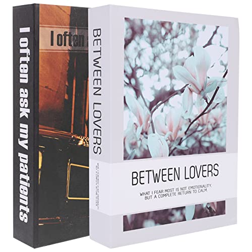 DOITOOL Modern Decorative Books Faux Books for Decoration Books Decor Display Books for Home Decor Fake Book for Home Office Bar Table Shelf Decor Book Display (Random Pattern)