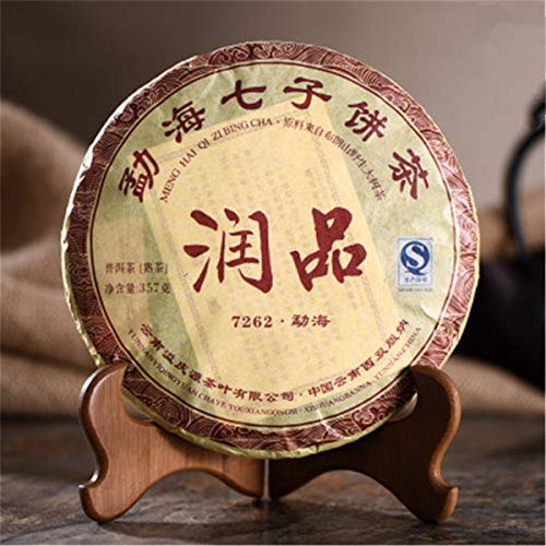357g Yunnan Run Pin Seven Son Puerh té maduro Puerh té Pu Er té comida verde - Imagen 3