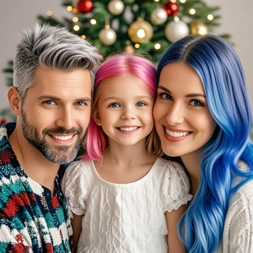 Cera Temporal para Cabello Gray, Blue & Pink 3-Pack miniatura 2