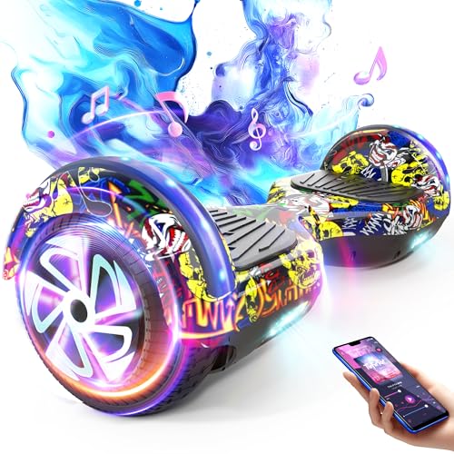 Image of SISIGAD Scooter, 6.5 inch Flash Wheels & Corlorful LED Lights, All for Girls Boys Kids Ages 6+
