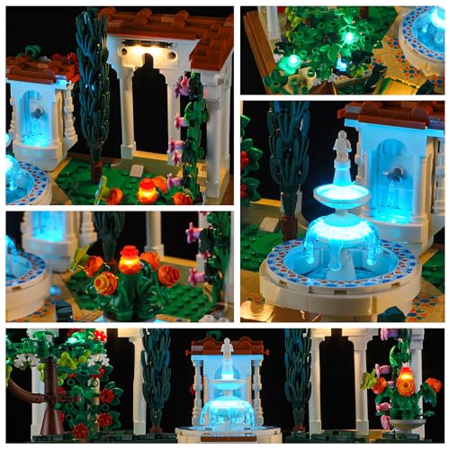 YEABRICKS LED Light for 10359 Icons Fountain Garden Building Blocks Model (Building Set NOT Included) by YEABRICKS - Used condition - Image 4