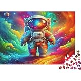 Espacio de ensueño Rompecabezas de Papel 1000 Piezas para Adultos Papel Grueso Eco Puzzle Astronauta Galaxia Decoración Pared educativa 38x26cm/1000pcs