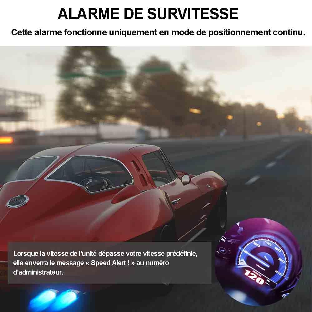 TKMARS Traceur GPS Voiture en Temps réel Anti-Lost Couper et Retourner l'huile à Distance avec ACC Tracker Voiture Peut Afficher l'historique et Définir des Barrières Géographiques 4GTK806