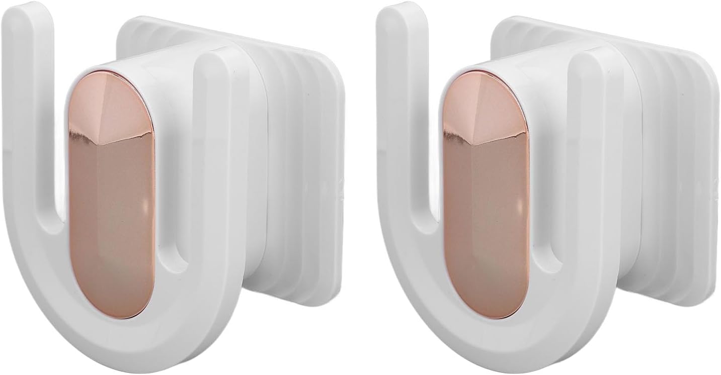 QukaimBathroom Slipper Hook Slipper Rack Wall Mounted Shoe Rack, 2pcs Bathroom Slipper Hook for Toilets Balconies, Punch Free, Magictec Lint Remover, Fabric Lint Trimmer, Sweater Defuzzer, Clothes