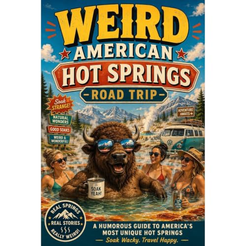Weird American Hot Springs Road Trip Audiobook By SparkTrail Press cover art