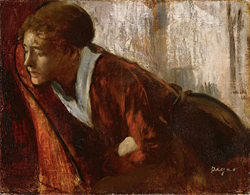 Pintura en lienzo Melancolía de Edgar Degas para decoración del hogar y cuadros de salón