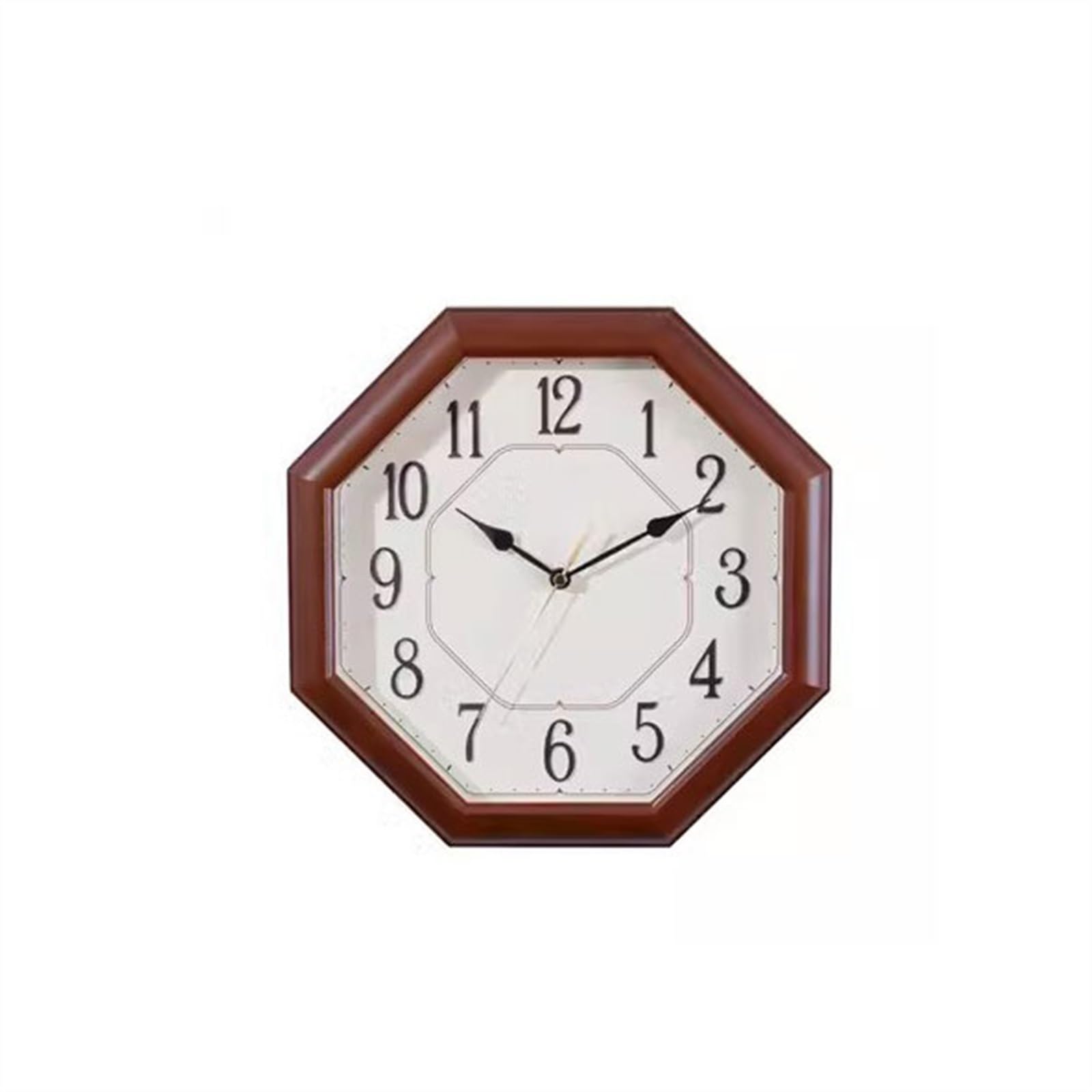 Horloge murale muet salon pour stopper le tic-tac avec style Bagua octogonal
