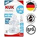 NUK First Choice+ Teats for Baby Bottles | 6-18 Months | Flow Control | Anti-Colic Vent | BPA-Free | 2 Count